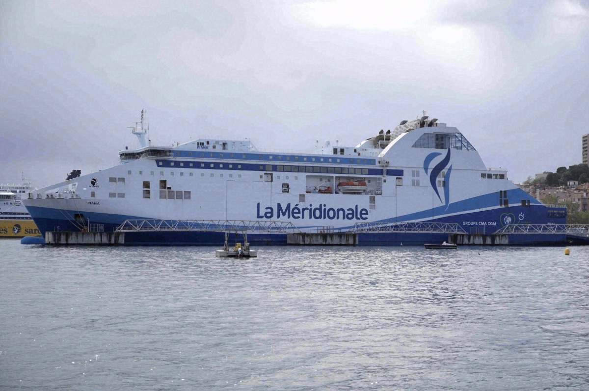 Ferry Marseille - Tunis on the Mediterranean