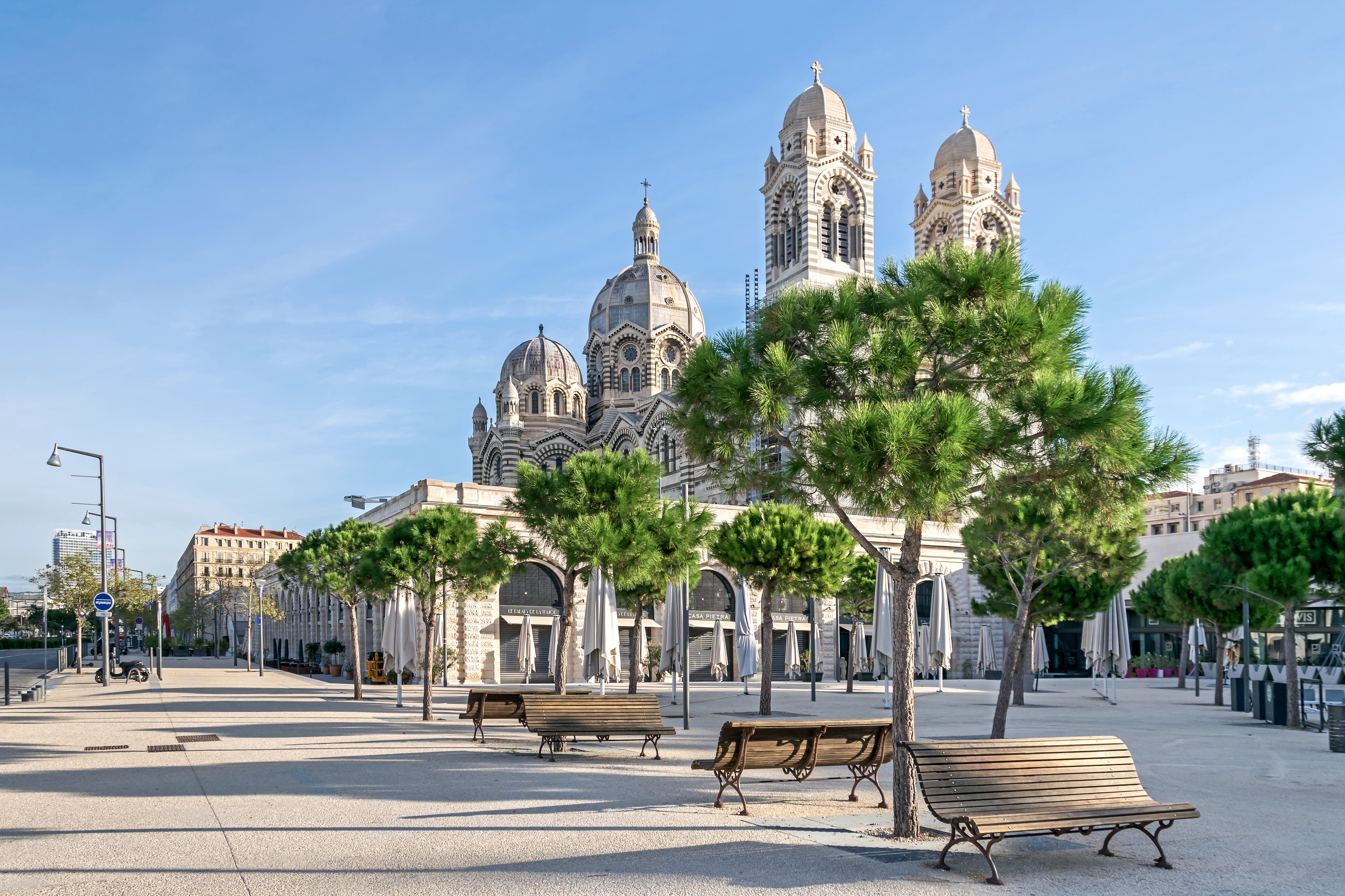 The Cathédrale de la Major right by the La Major ferry terminal, your starting point for Tunis.