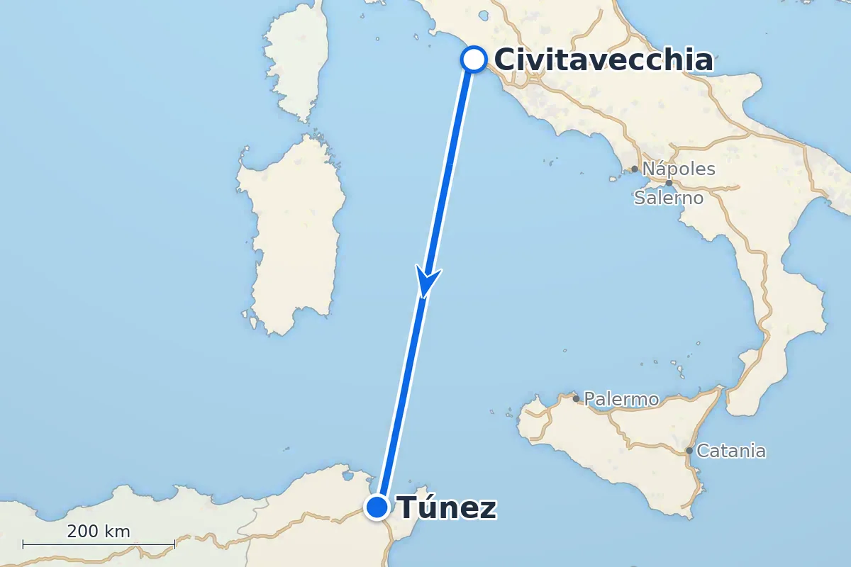 Civitavecchia - Túnez